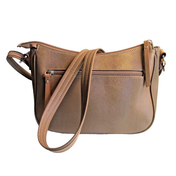 *El Potro Beige Tan Leather Shoulder Bag Purse Made in Spain - Picture 2 of 5